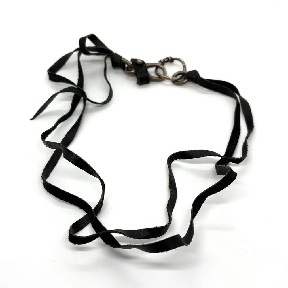 Tobias Wistisen Leather Hook Bracelet